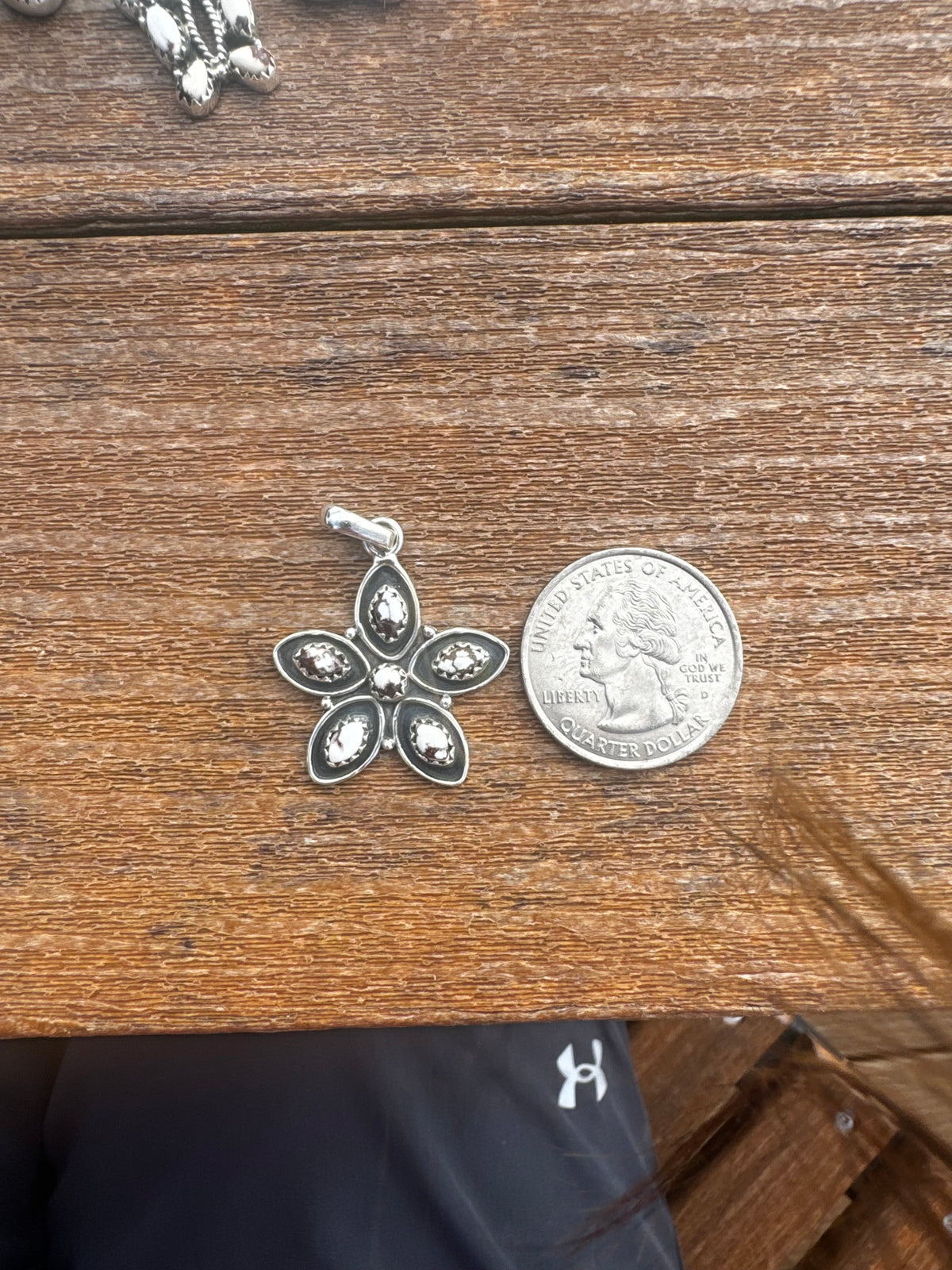 Wild horse flower pendant