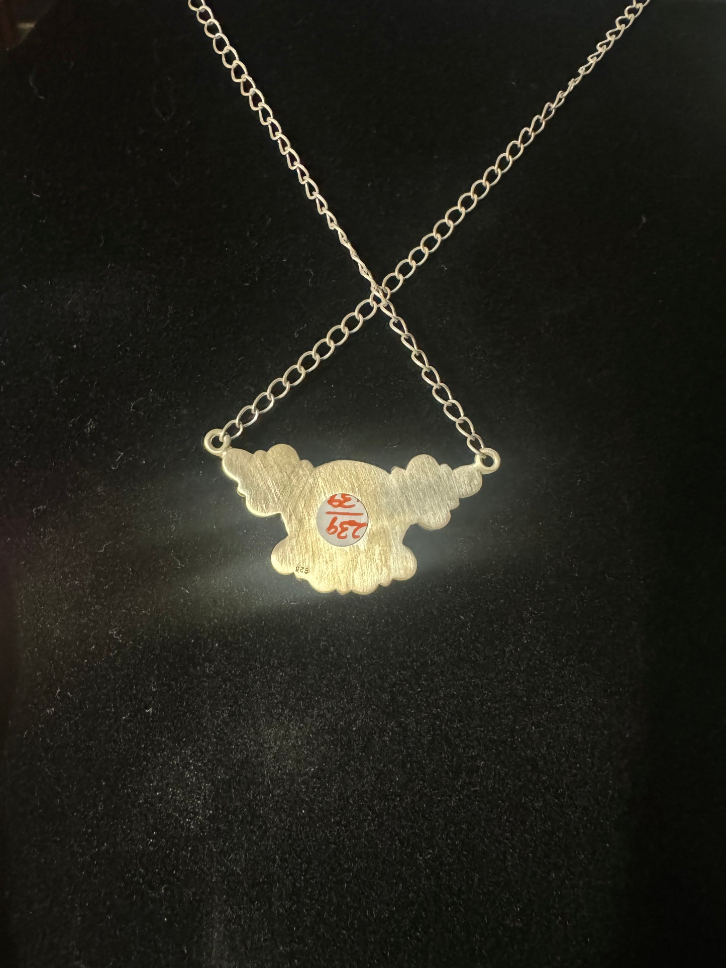 Wild horse and #8 turquoise cluster necklace