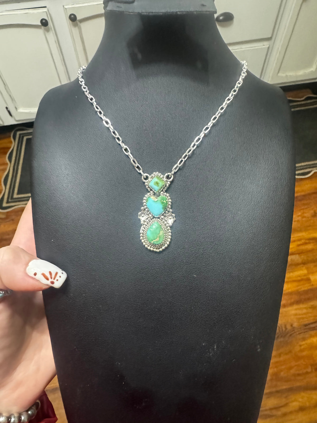 Sonoran gold turquoise necklace