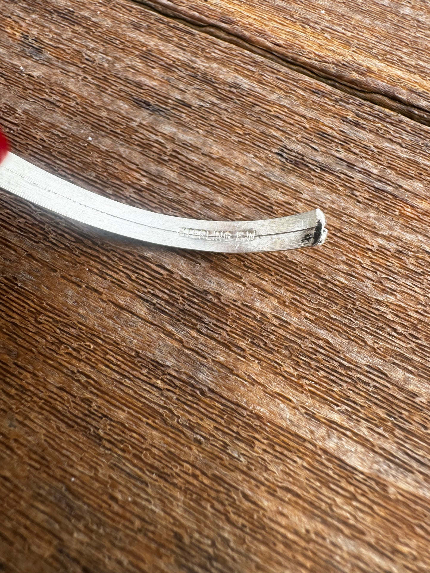 Native Esther white turquoise cuff