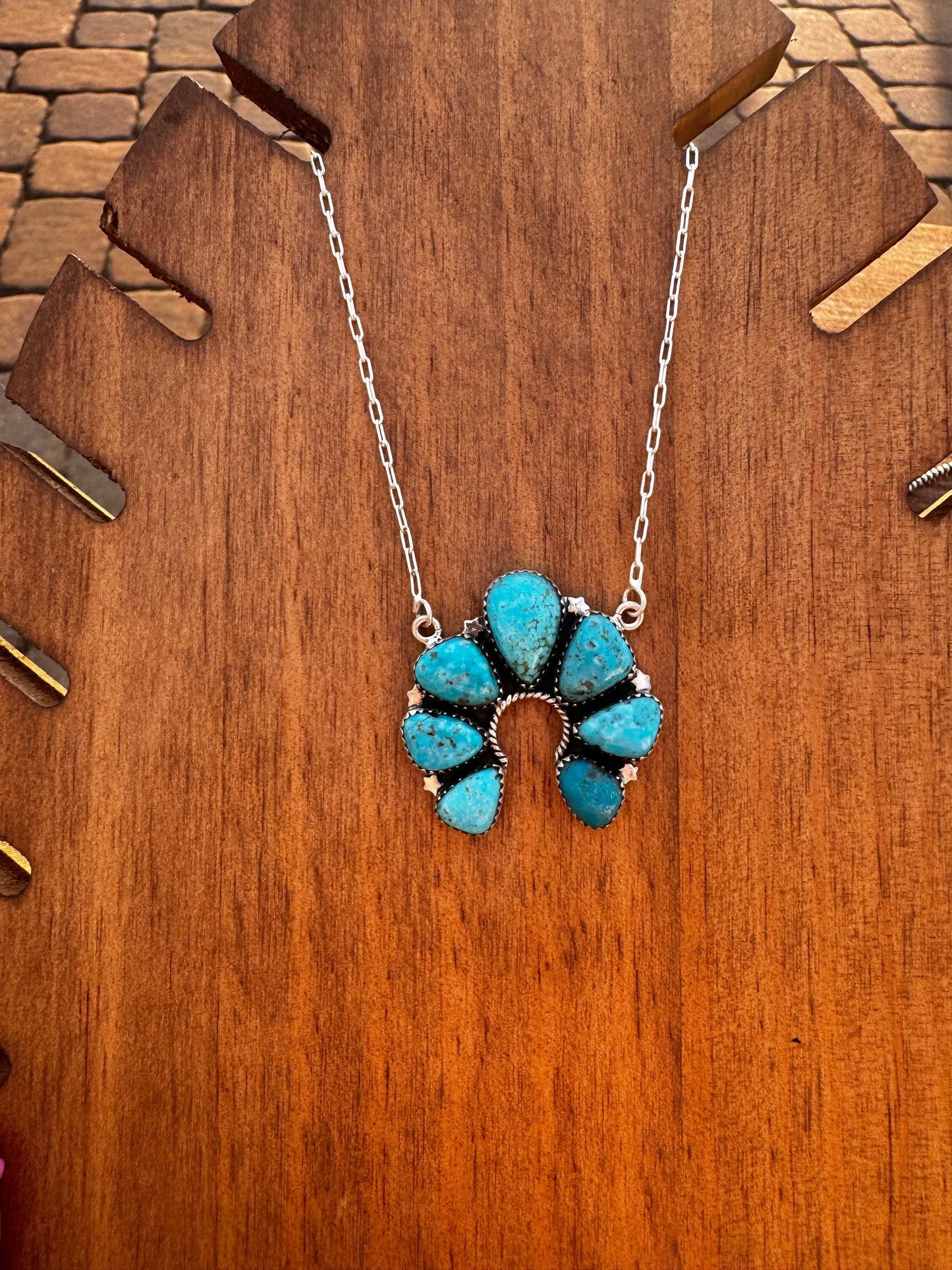 Morenci turquoise Naja necklace