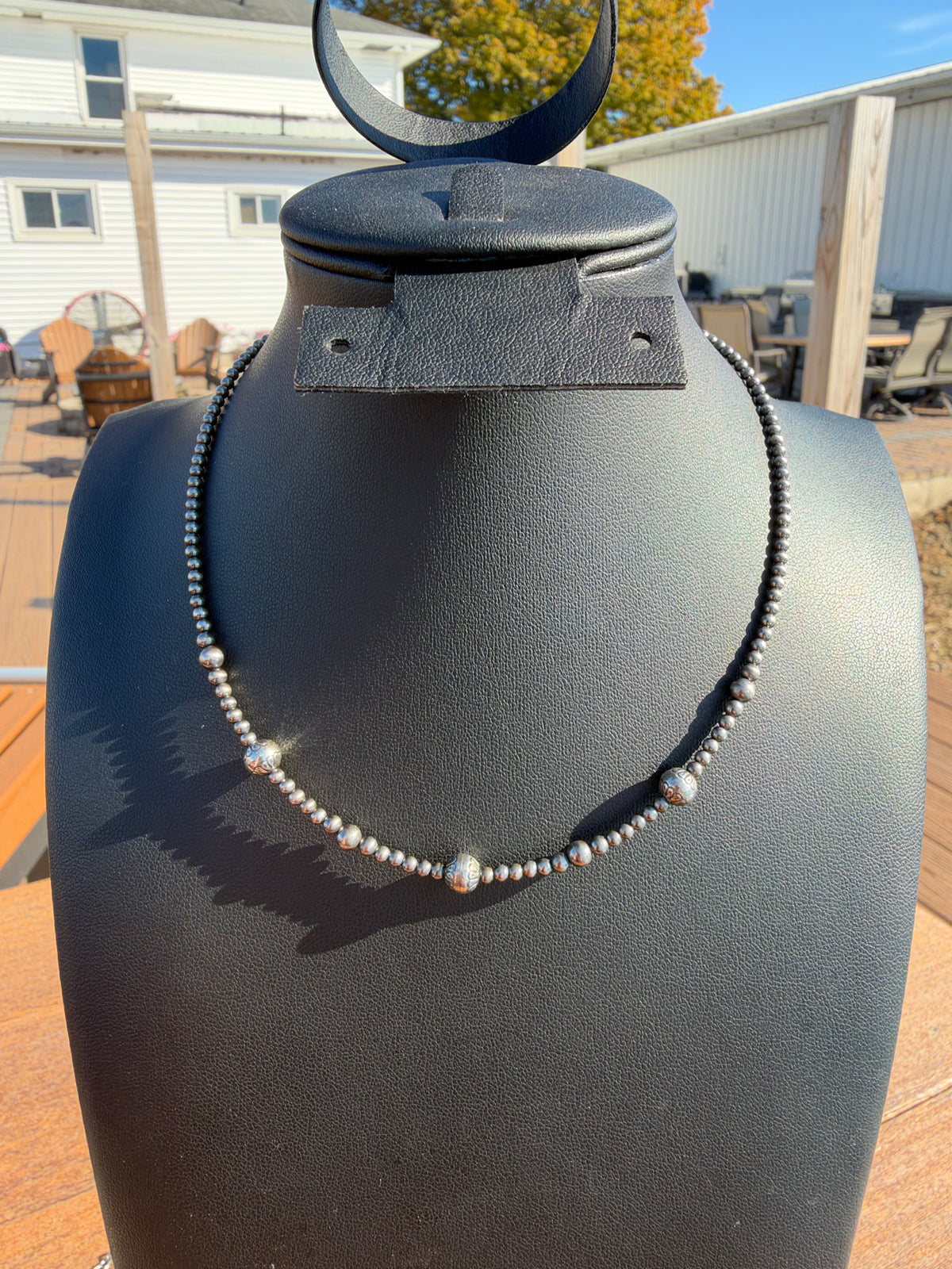 2-4mm pearls with stamped melons