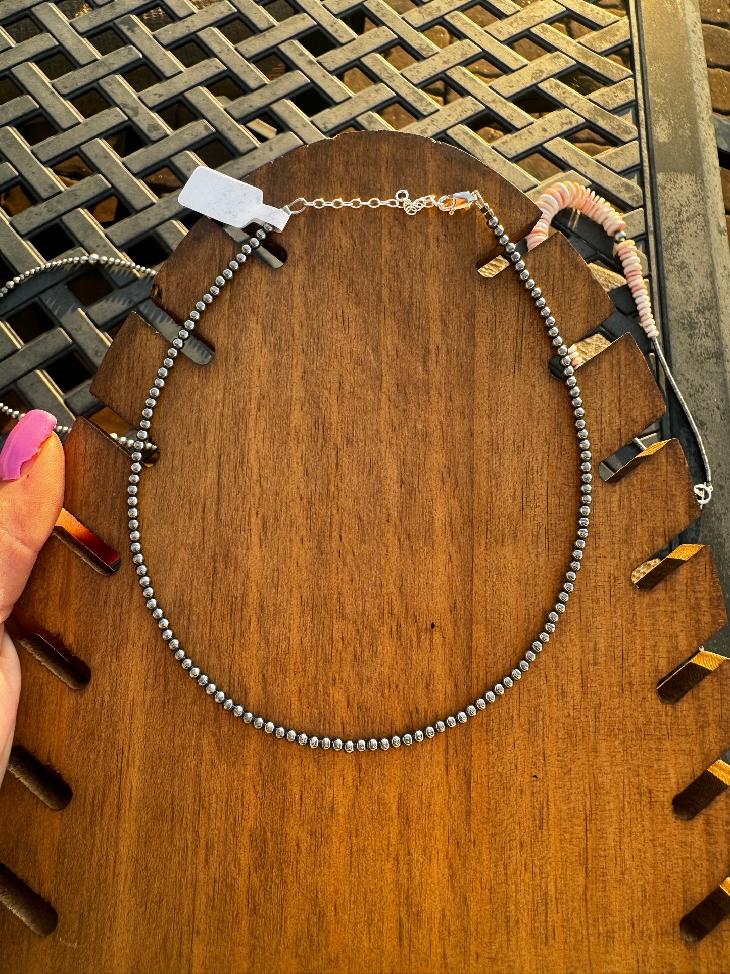 3mm 14” pearl necklace
