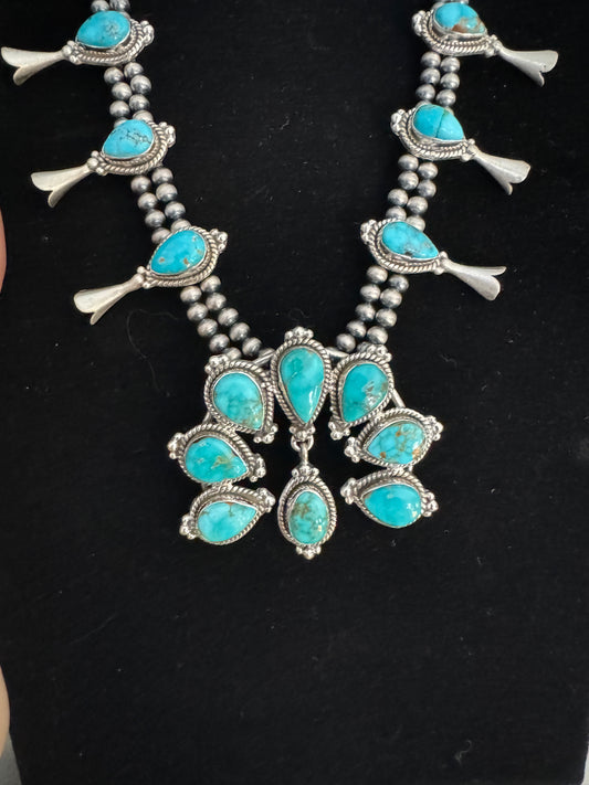 Seyarra Bella turquoise squash blossom