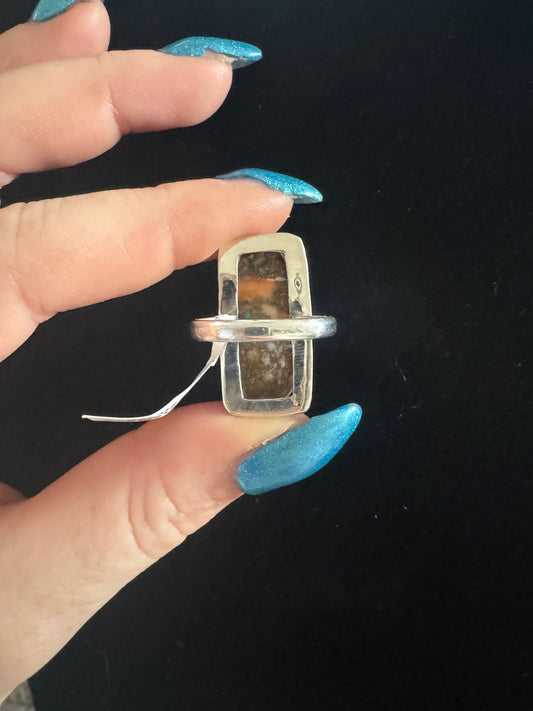 Sz 7 spiny oyster rectangle ring