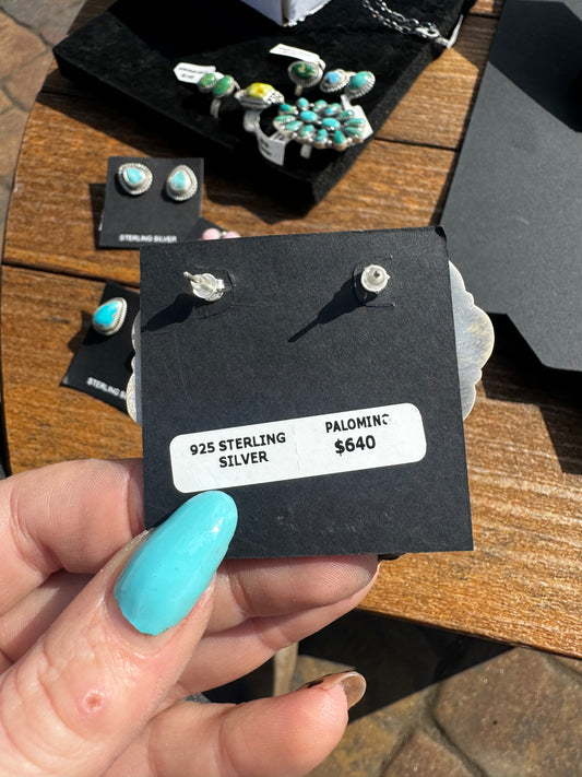 Palomino cluster earrings