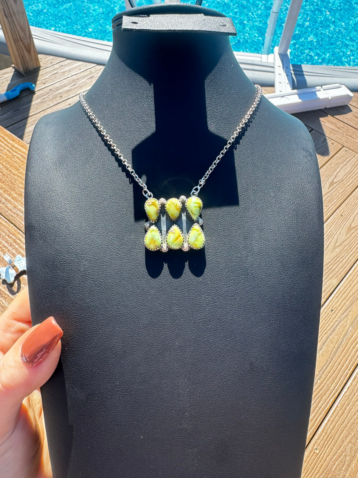 Palomino double bar necklace