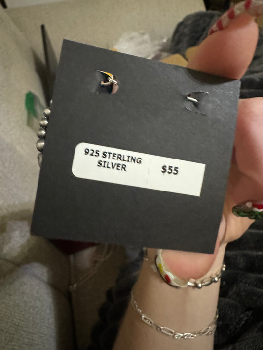 Big pearl saucer earrings