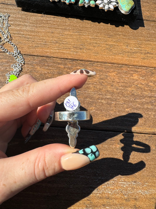 Black stallion dahlia 5 stone crawler ring