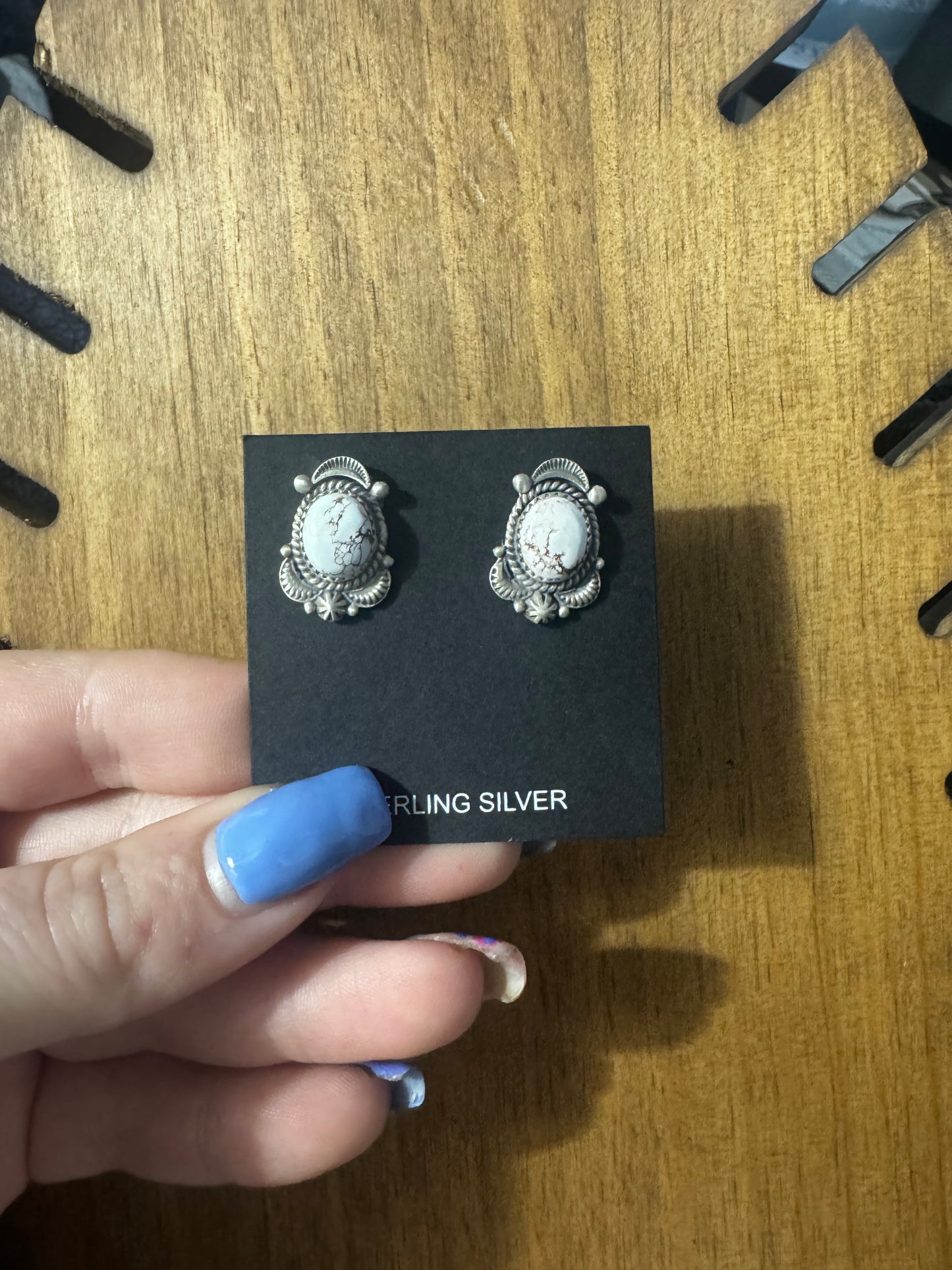 Wild horse stud earrings