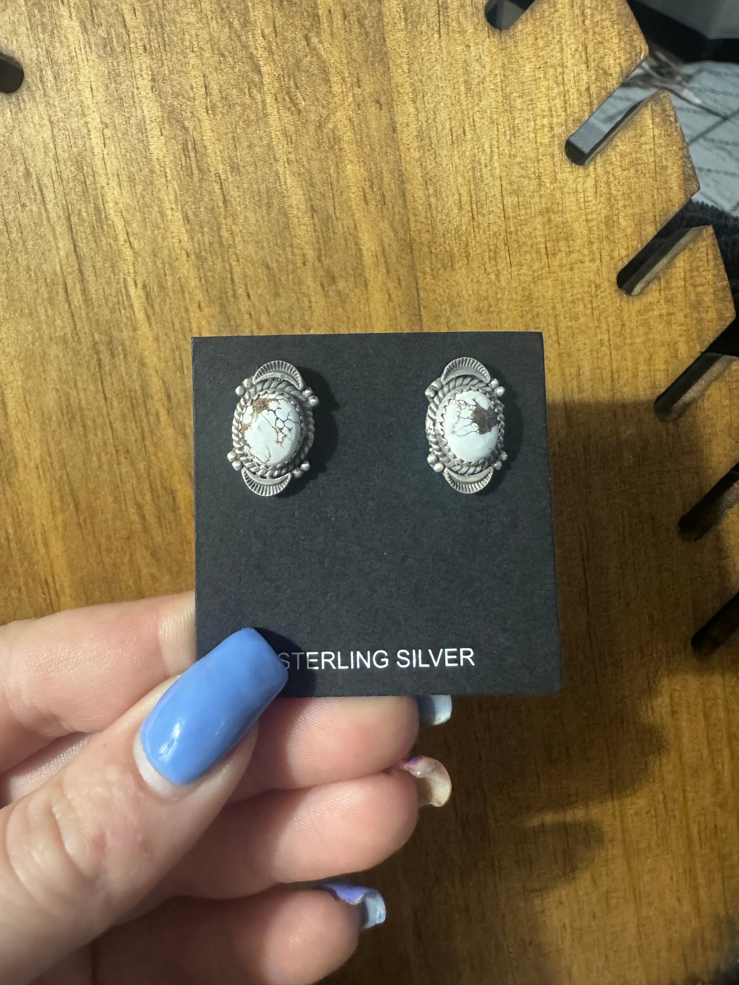 Wild horse stud earrings