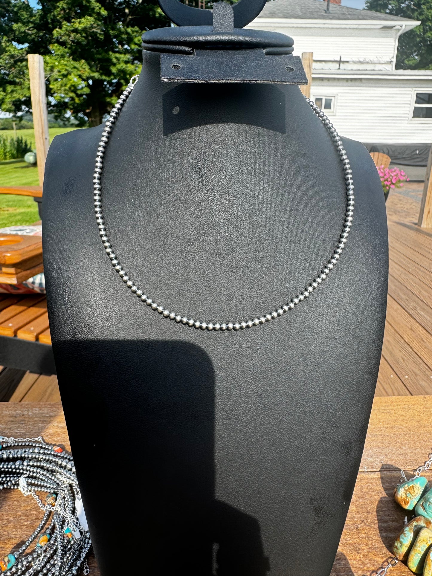 3mm 14” pearl necklace