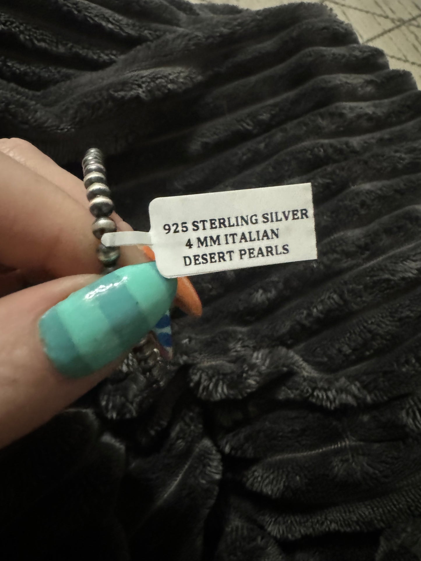 4mm pearl stretch bracelet