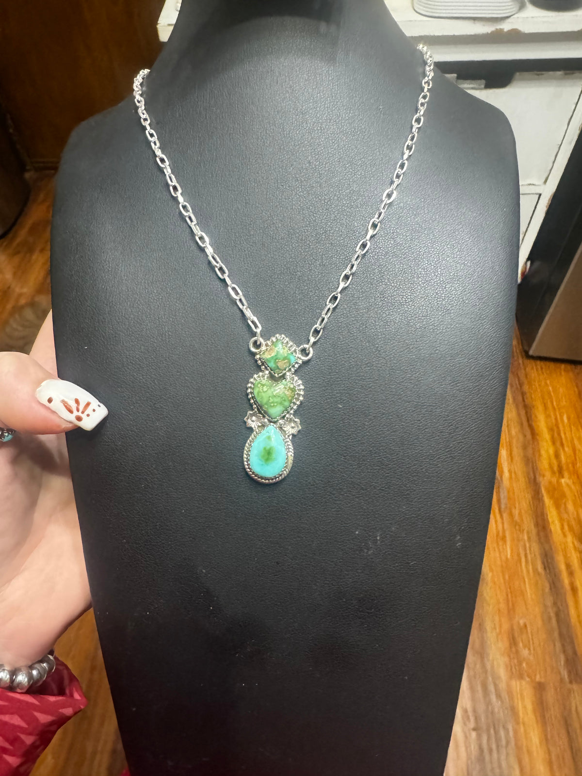 Sonoran gold turquoise necklace