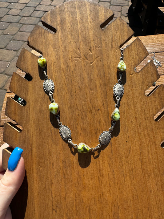 Palomino concho necklace