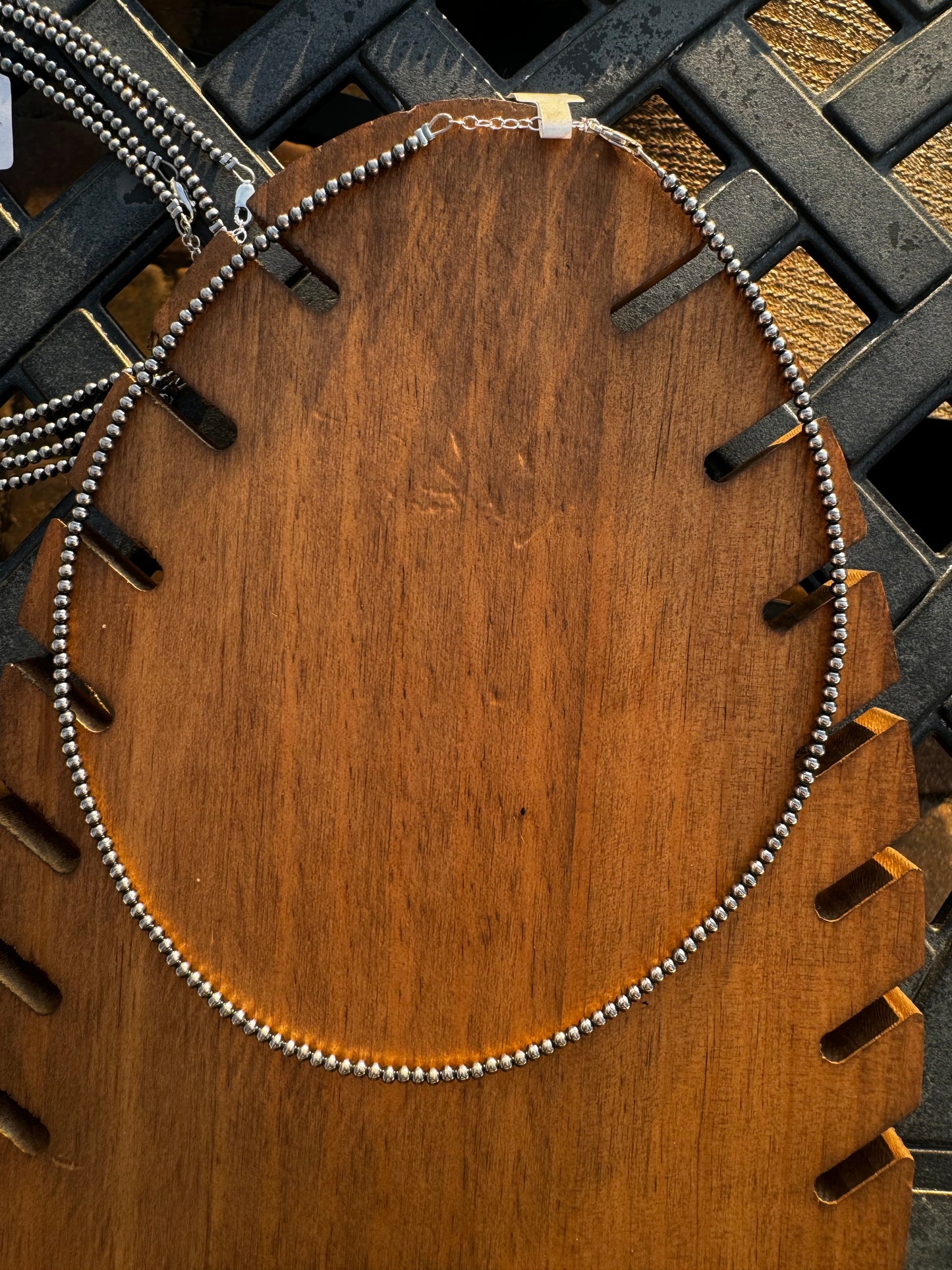 3mm pearl 18” necklace