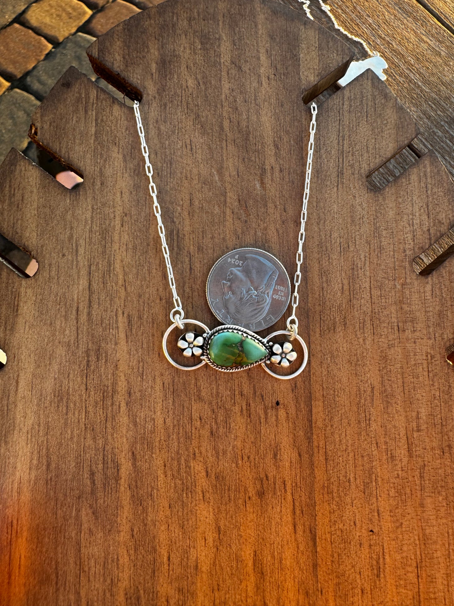 Sonoran gold turquoise necklace