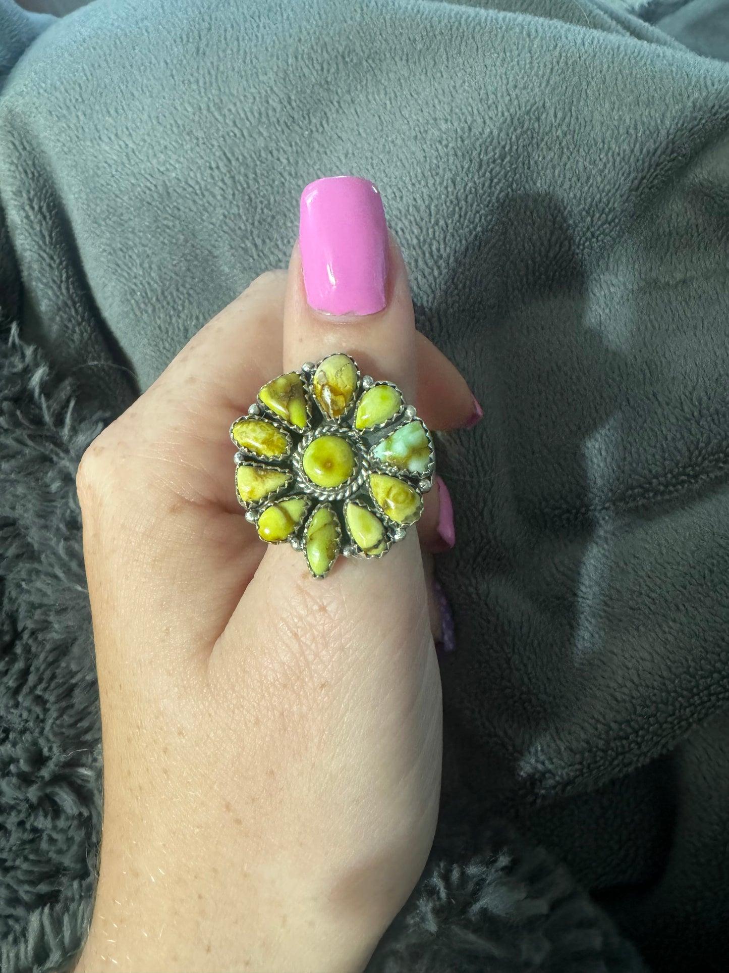 Palomino adjustable cluster ring