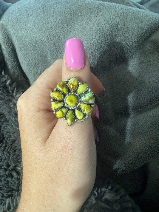 Palomino adjustable cluster ring