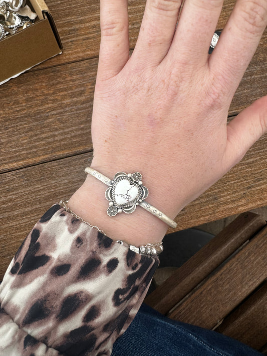 Wild horse heart cuff
