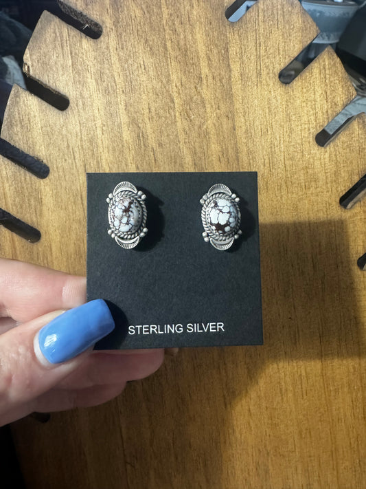 Wild horse stud earrings