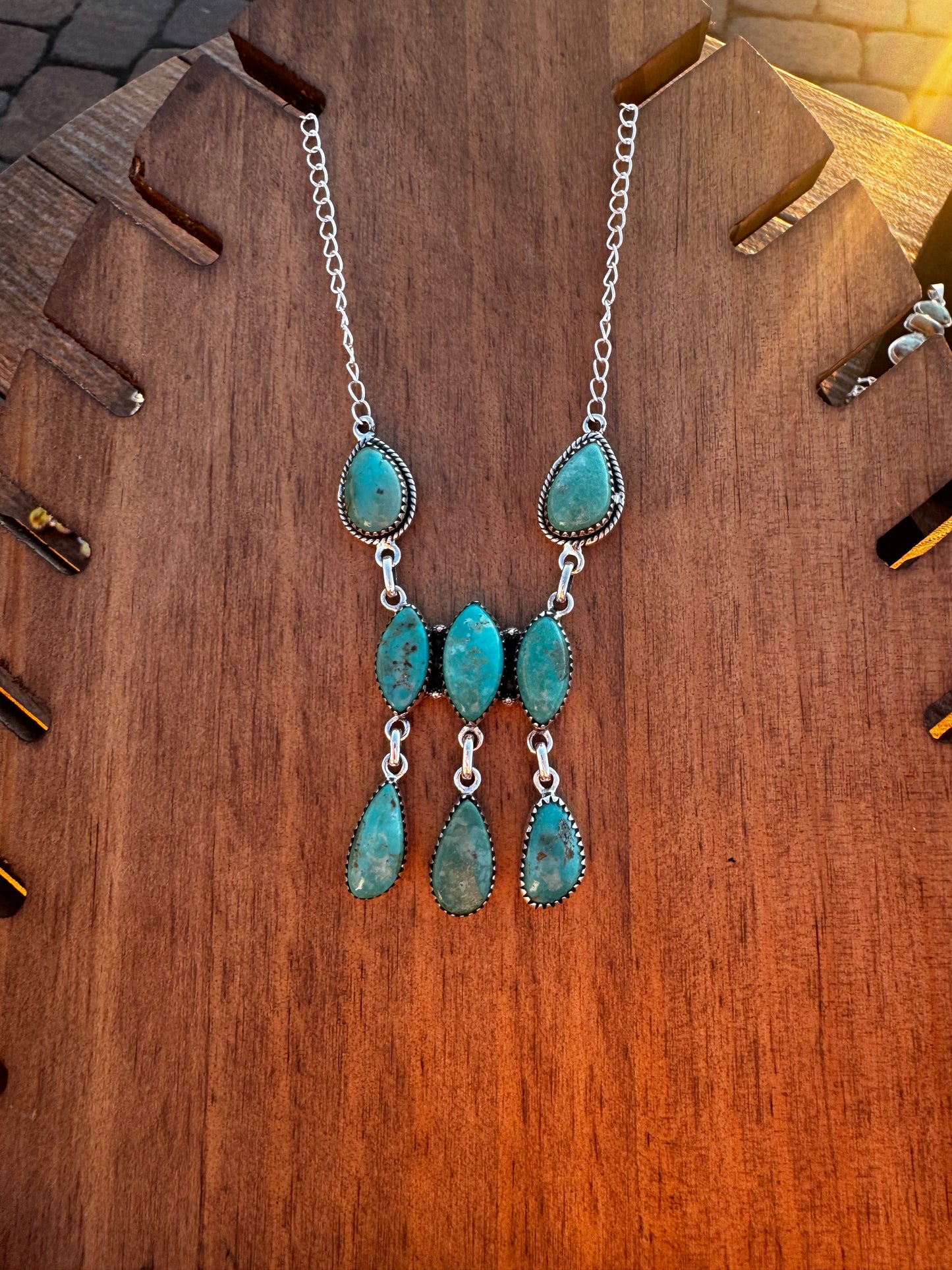 Carico lake turquoise necklace