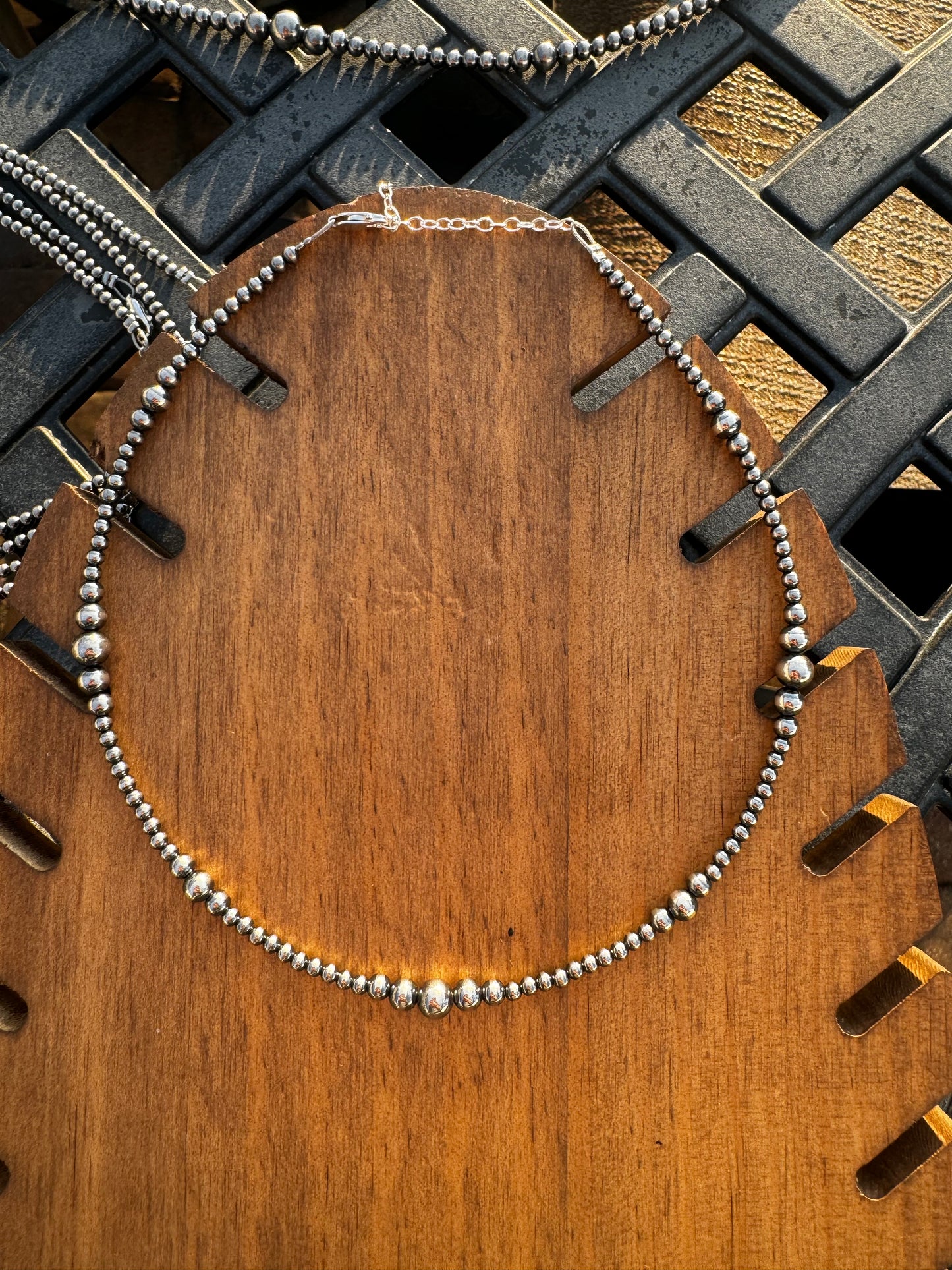 3-6mm graduated pearl necklace