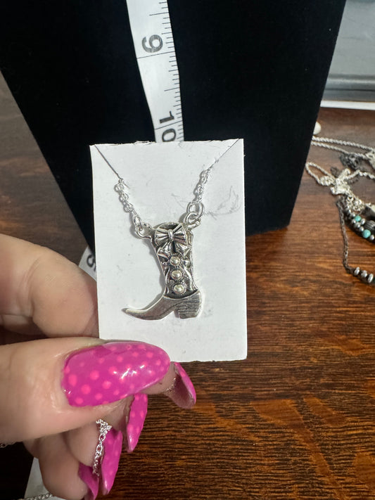 Boot necklace