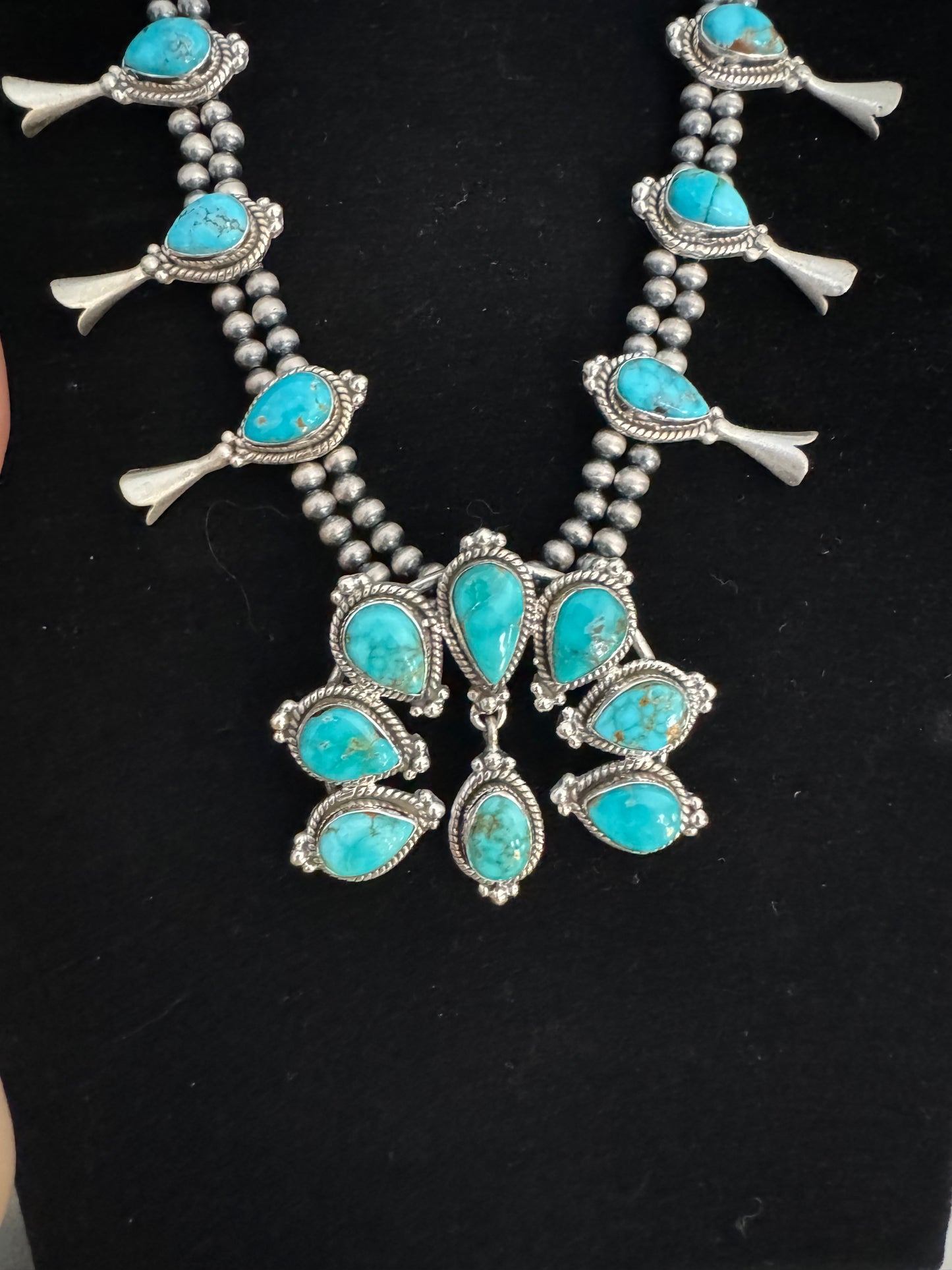 Seyarra Bella turquoise squash blossom