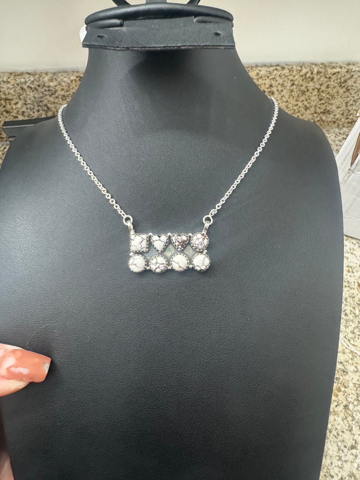 Wild horse bar necklace
