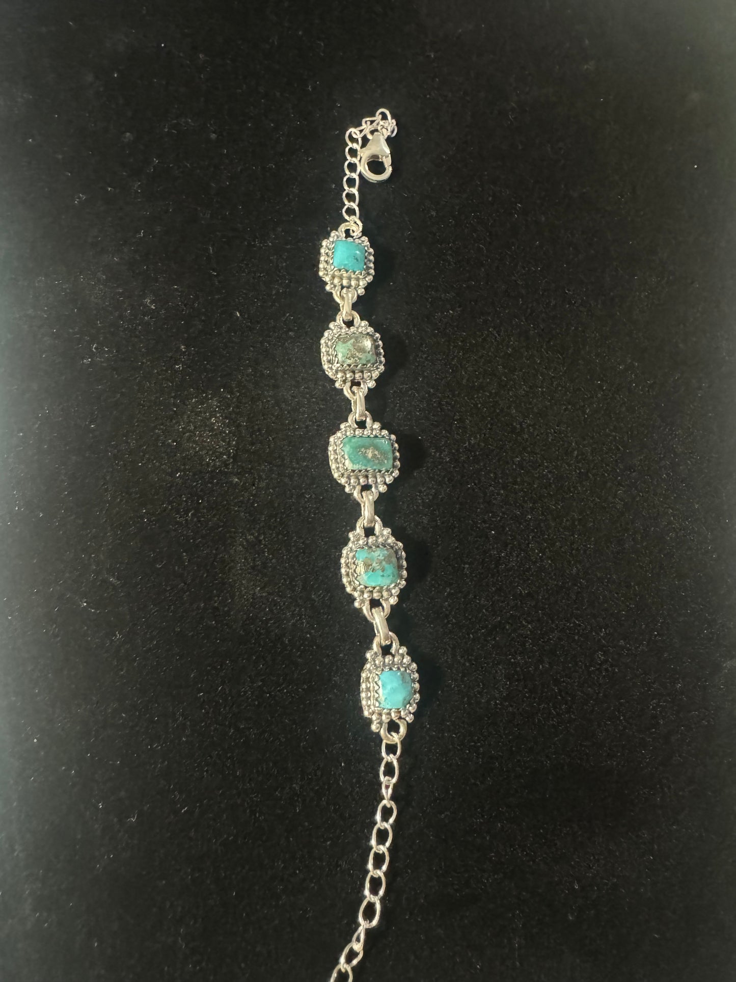Persian turquoise chain bracelet