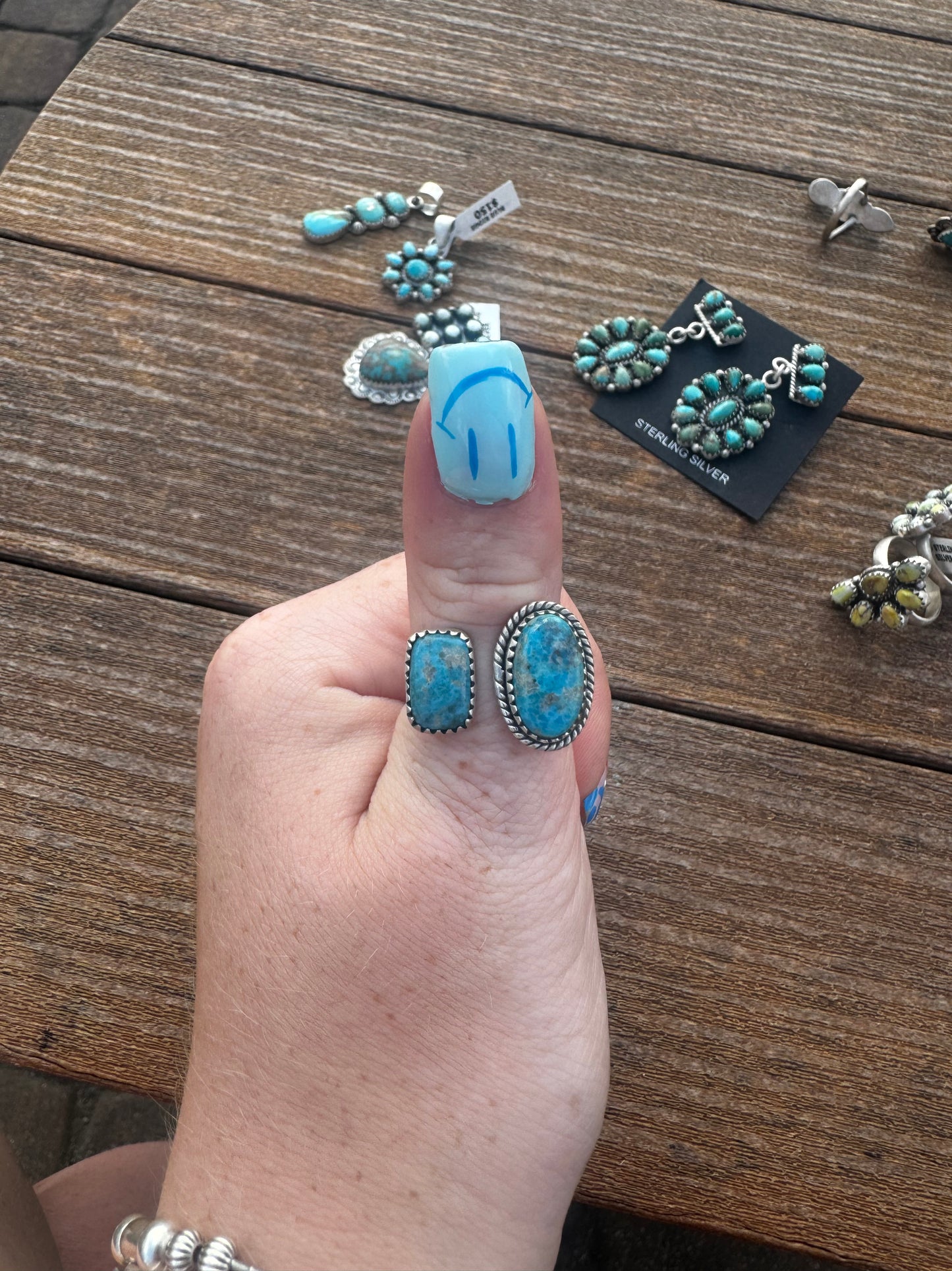 Ithaca peak turquoise floater ring