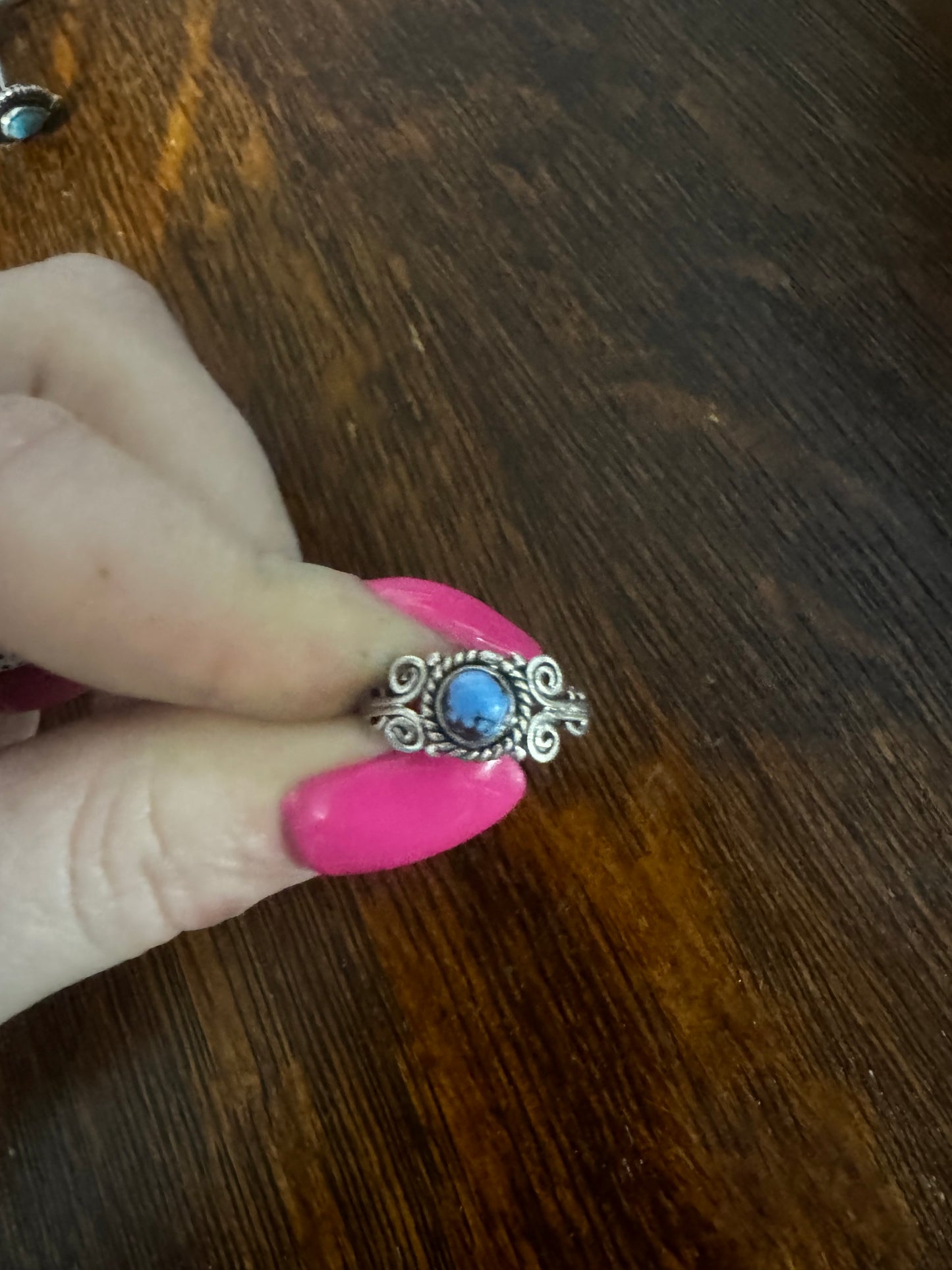 Golden hills sz 7 turquoise ring