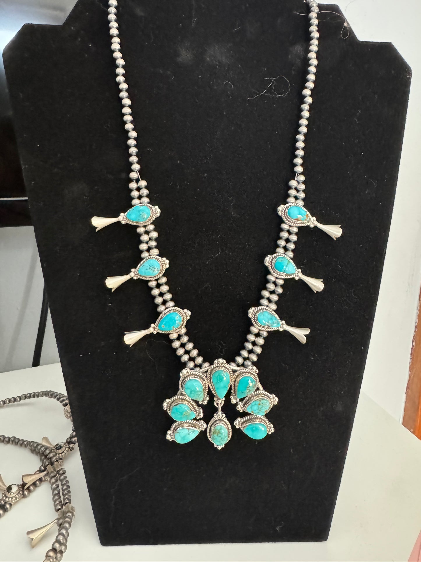 Seyarra Bella turquoise squash blossom