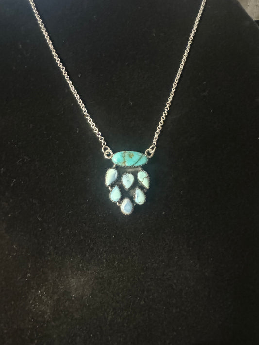 Golden hills turquoise and turquoise cluster