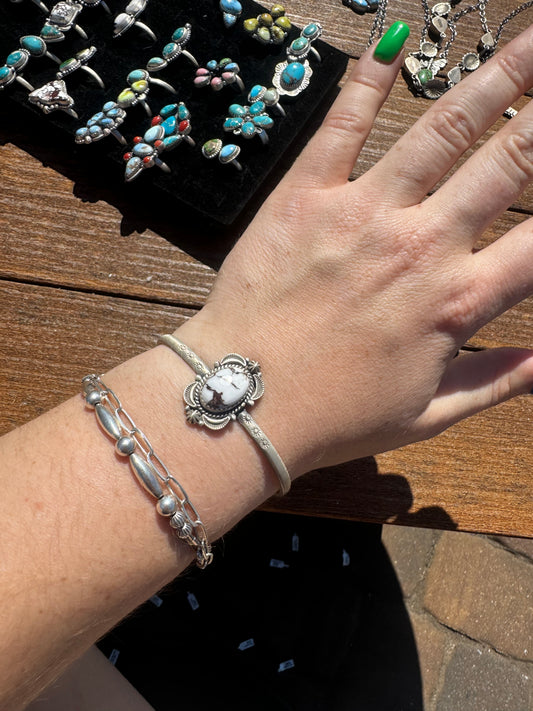 Wild horse stacker cuff