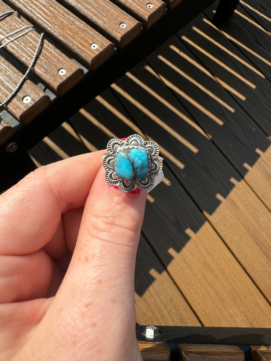 Morenci turquoise sz 6 ring